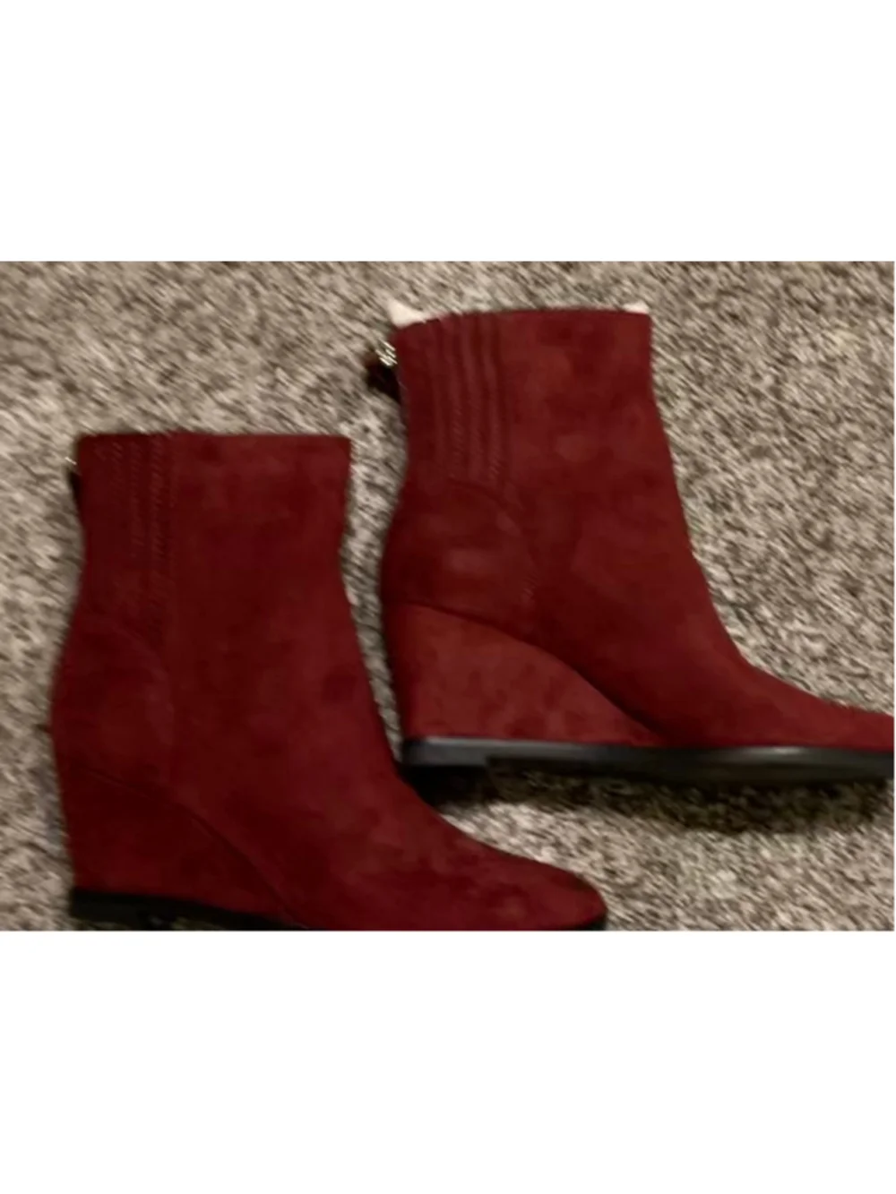 Dolce Vita Tippy Wedge Heeled Ankle Boots, Size 6.5, NWOB